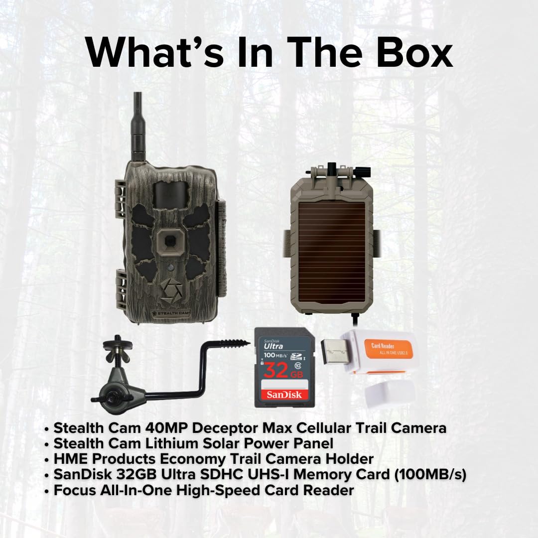 Amazon.com: Stealth Cam 40MP Deceptor Max Cellular Trail Camera